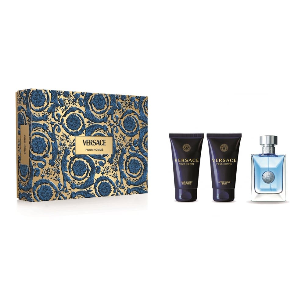 Versace - Coffret de parfum 'Pour Homme' - 3 Pièces