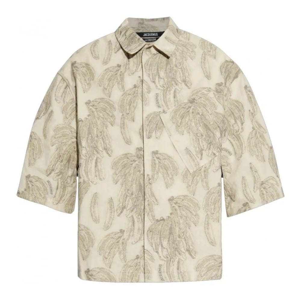 Jacquemus - Chemise à manches courtes 'Banana-Jacquard' pour Hommes