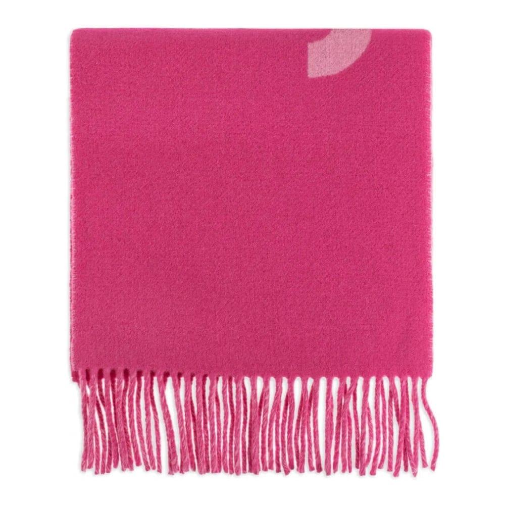 Jacquemus - Écharpe en laine 'Logo Fringed' pour Femmes