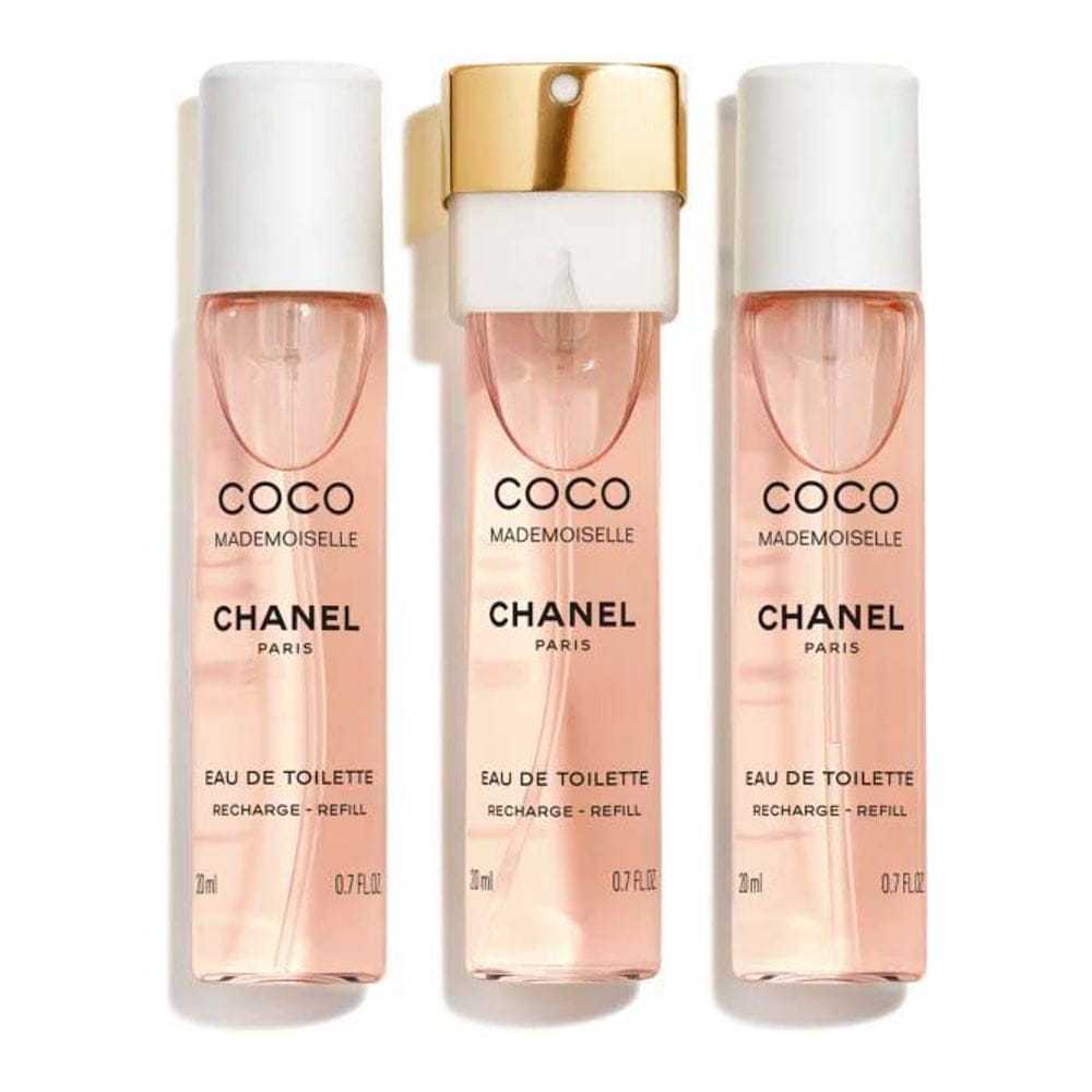 Chanel - Eau de toilette - Recharge 'Coco Mademoiselle Twist & Spray' - 20 ml, 3 Pièces