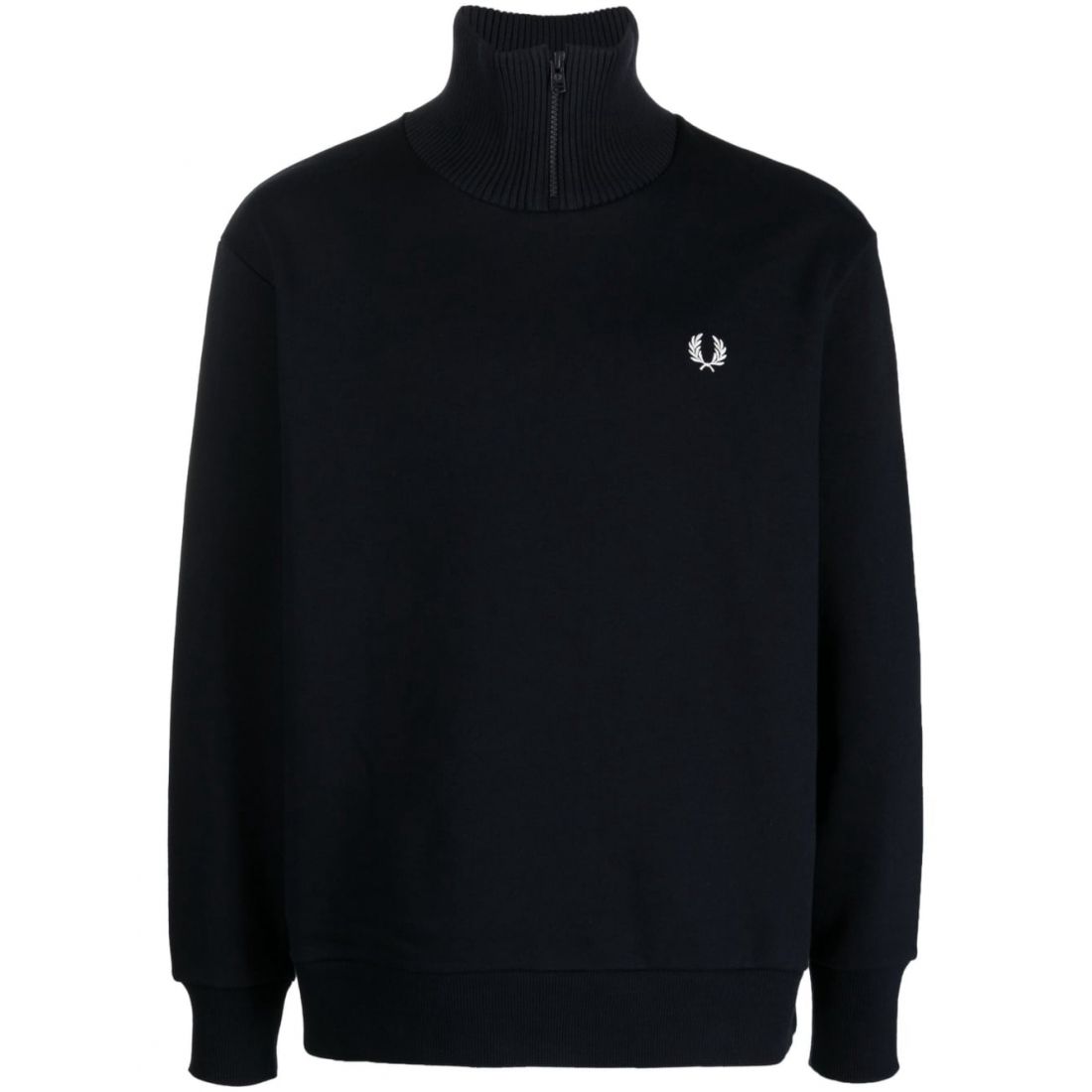 Fred Perry - Sweatshirt 'Logo Half Zipped' pour Hommes