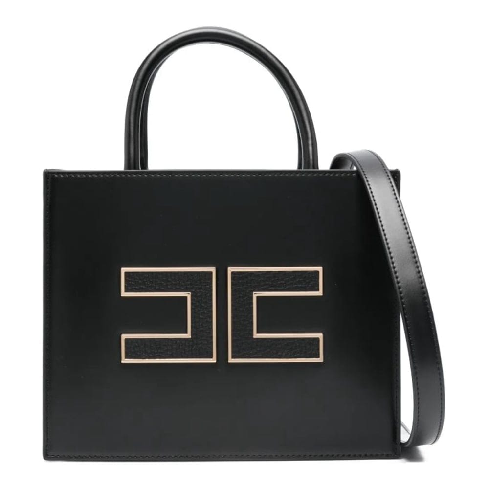 Elisabetta franchi - Sac Cabas 'Small Logo-Plaque' pour Femmes