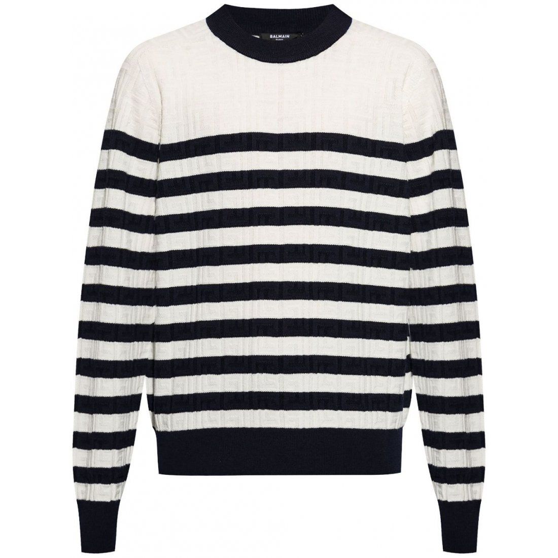 Balmain - Pull 'Striped' pour Hommes
