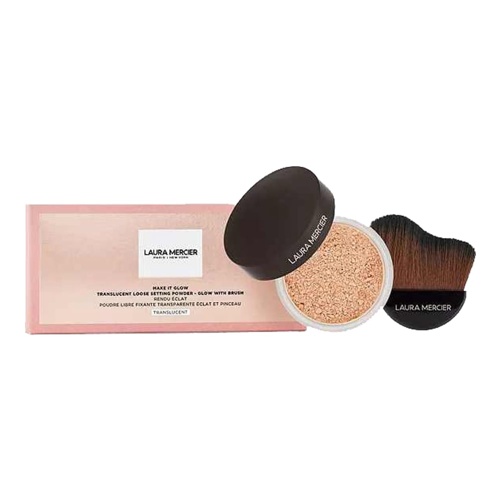 Laura mercier - Poudre pour le visage + pinceau 'Make To Glow' - Medium Deep 30 ml