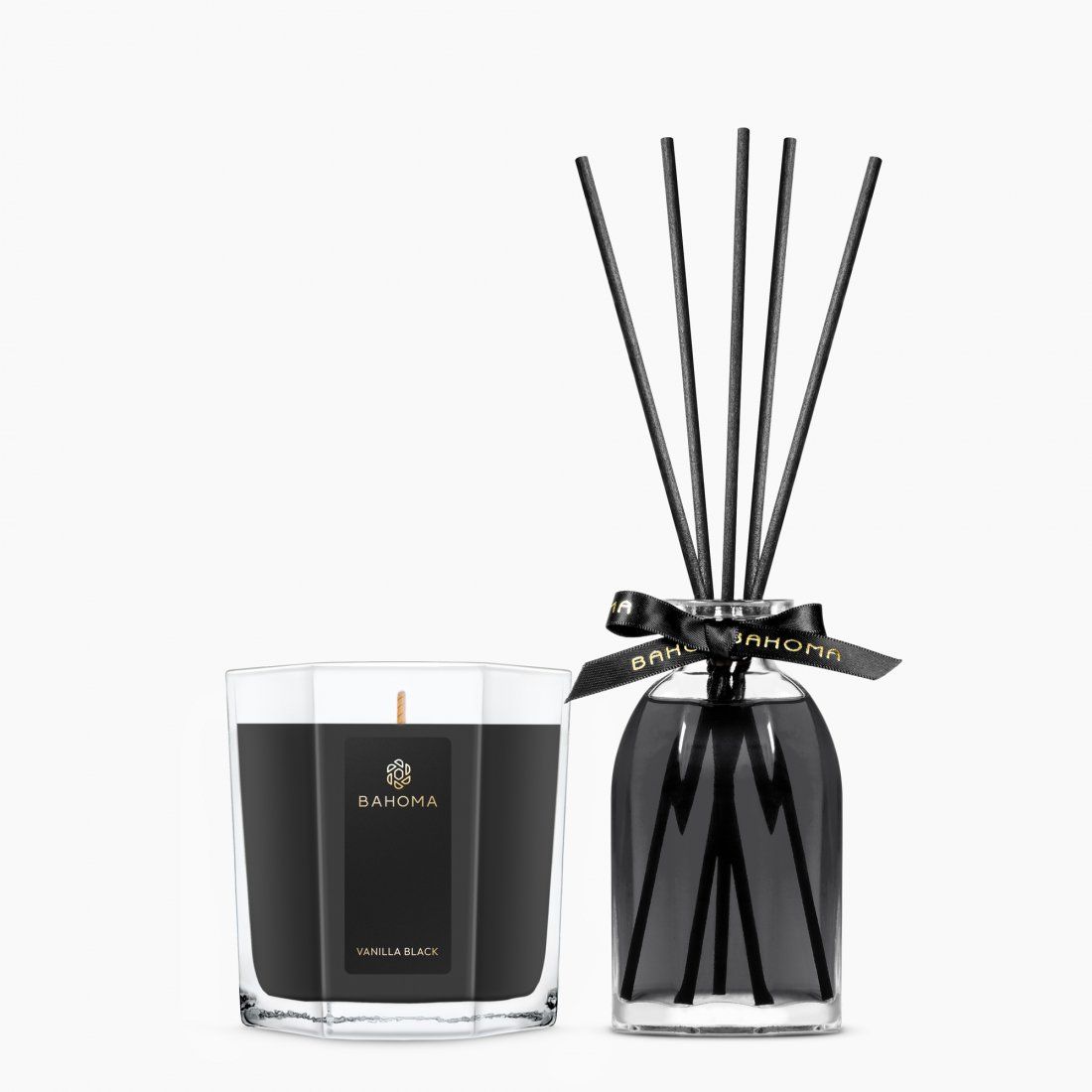 Bahoma london - Set de Parfumerie 'Obsidian Octagonal' - Vanilla Black 2 Pièces
