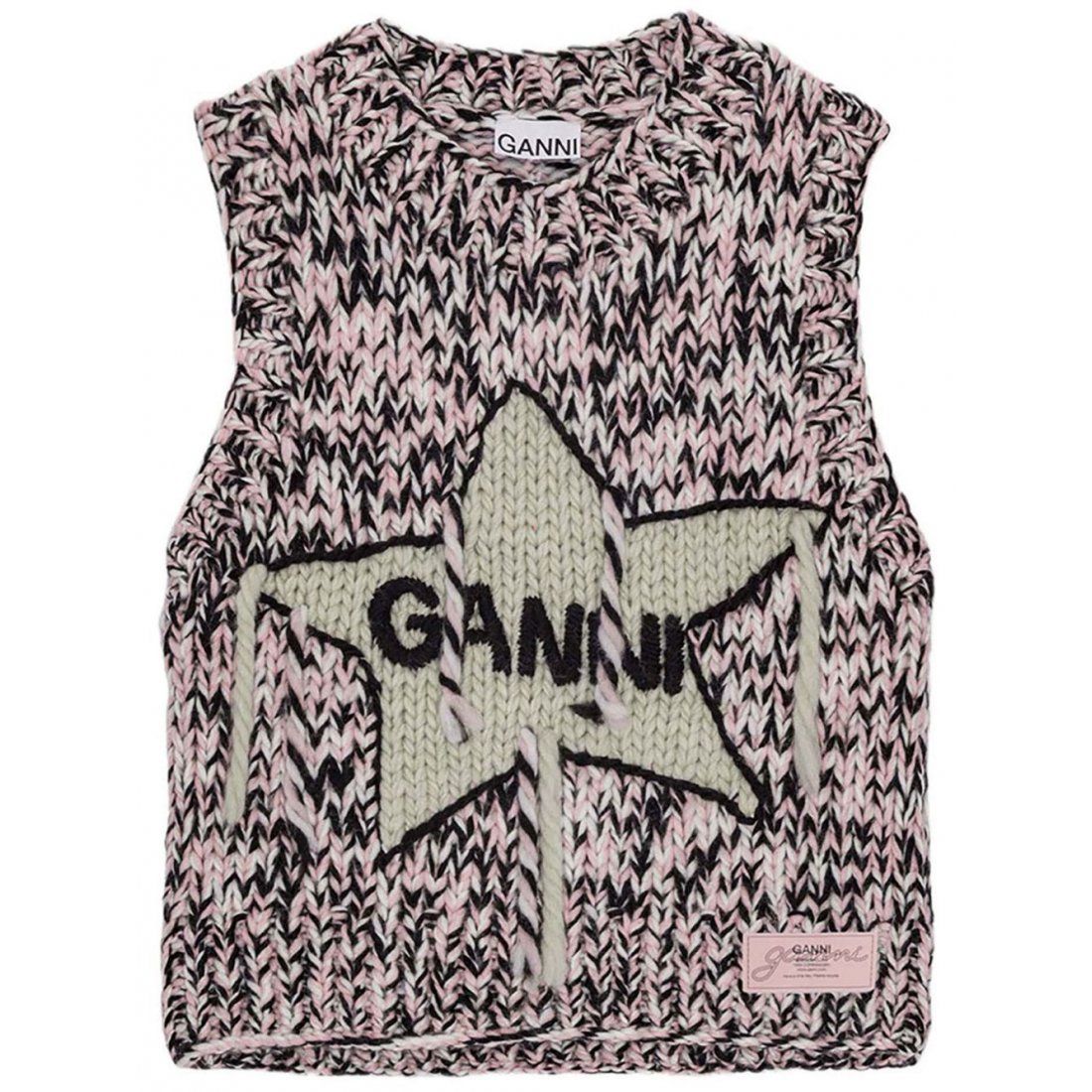 Ganni - "Gilet 'Embroidered' pour Femmes"
