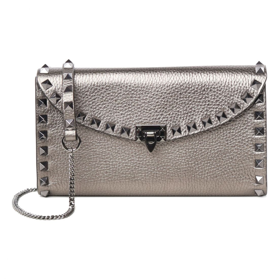 Valentino - Portefeuille 'Rockstud Chain' pour Femmes