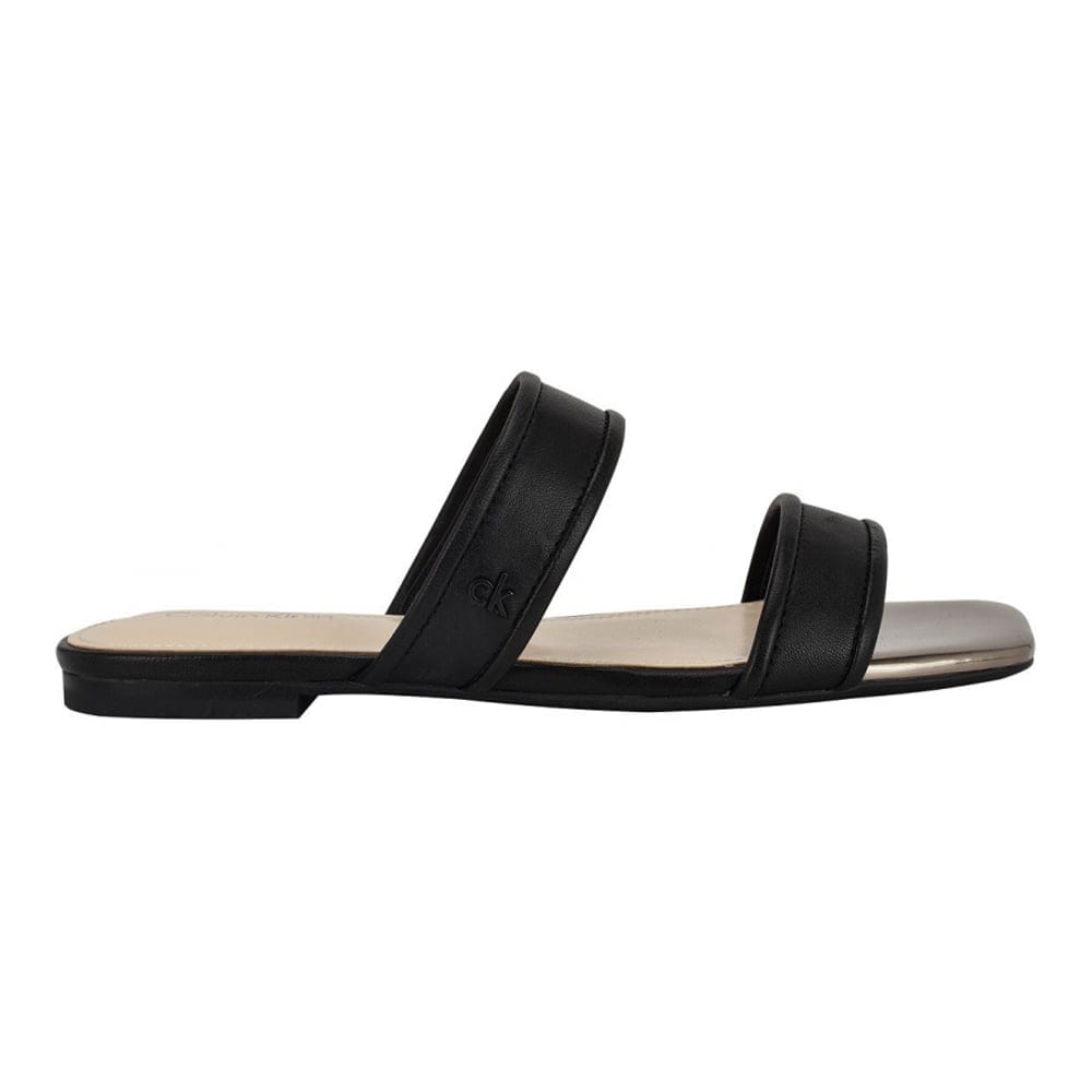 Calvin klein - Sandales plates 'Felisa Double Band Slip-On' pour Femmes