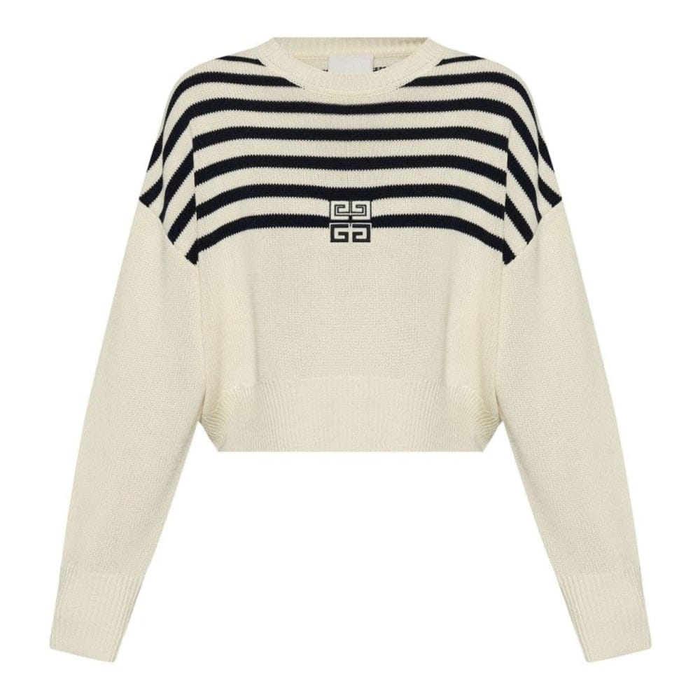 Givenchy - Pull '4G-Embroidered Striped' pour Femmes