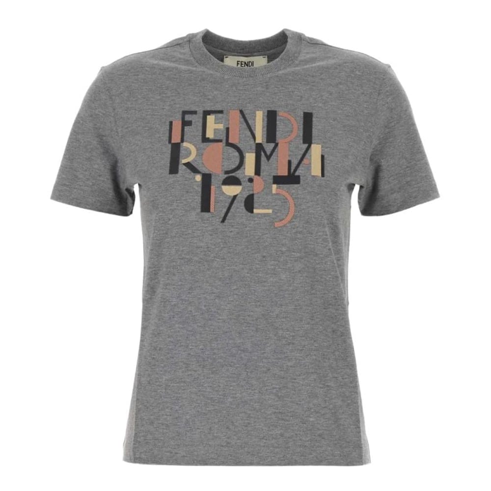 Fendi - T-shirt 'Logo-Print' pour Femmes
