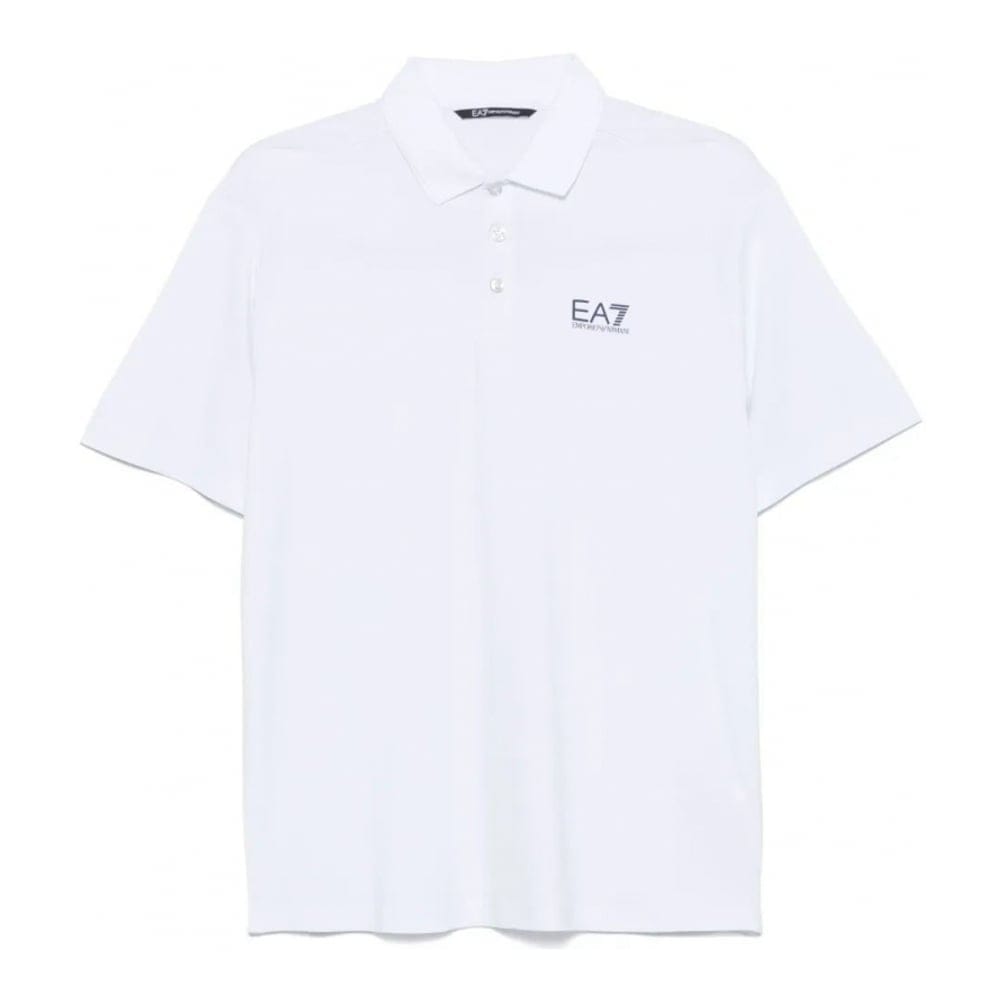 Ea7 emporio armani - "Polo 'Logo-Print' pour Hommes"-M