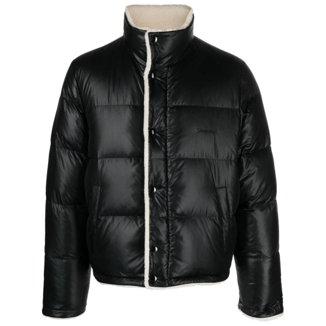 Saint laurent - Veste matelassée 'Logo-Embroidered' pour Hommes
