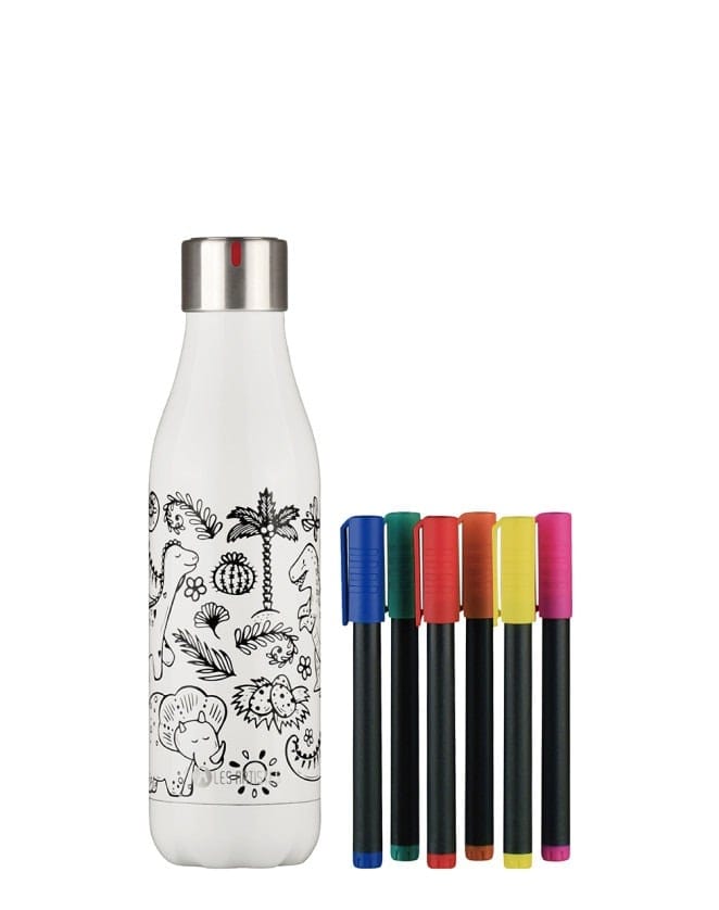 Les artistes paris - A-4380-Bouteille isotherme Creative Color Set Dino
