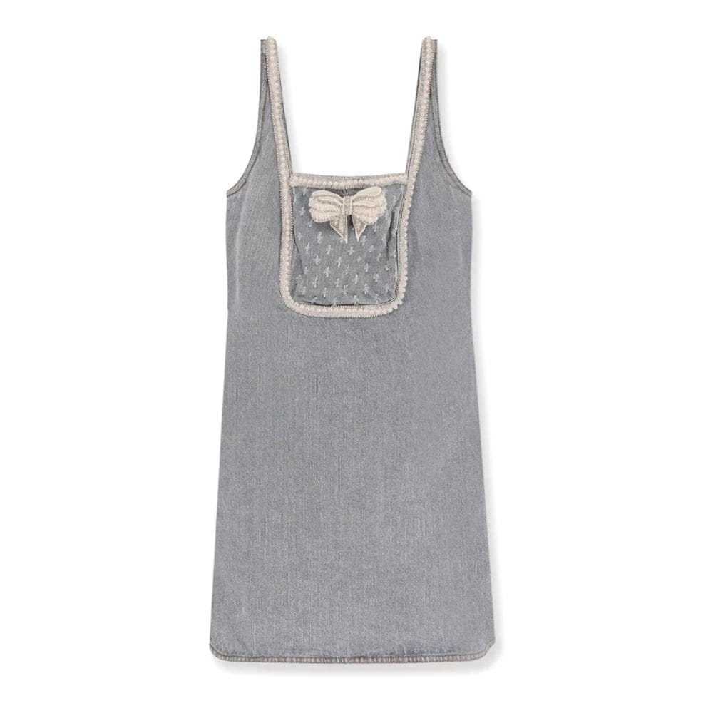 Self portrait - Robe mini 'Denim' pour Femmes