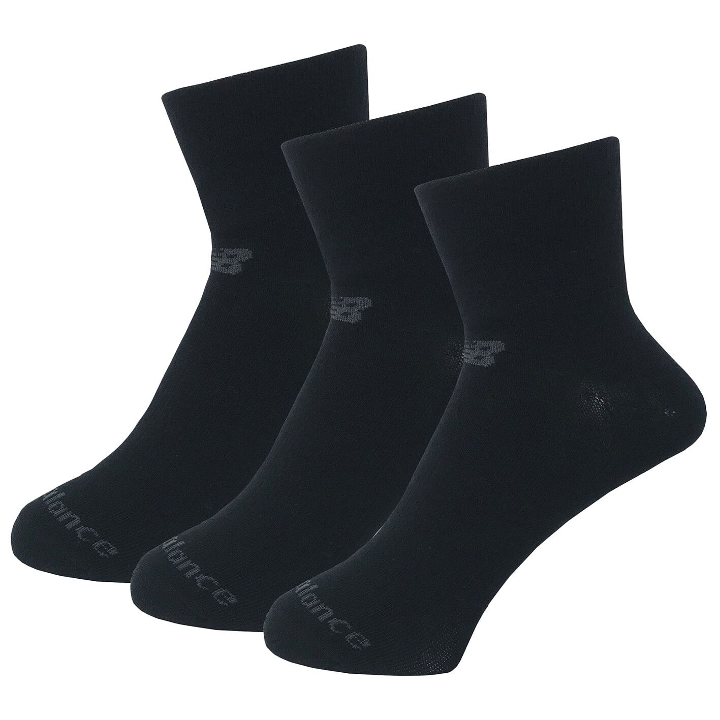 New Balance - NB PF Cotton Flat Knit Ankle Socks 3 Pair