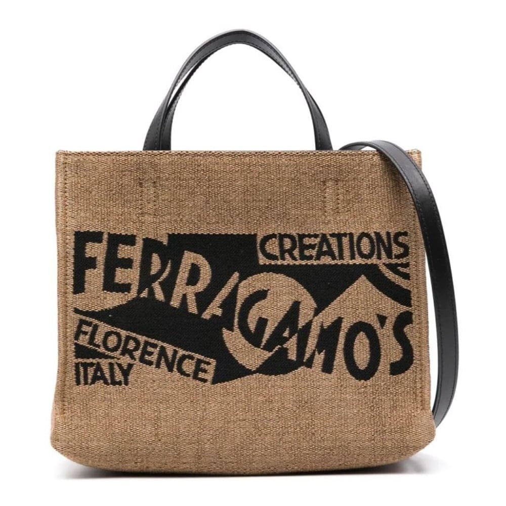 Salvatore ferragamo - Sac Cabas 'Small Logo-Embroidered' pour Femmes