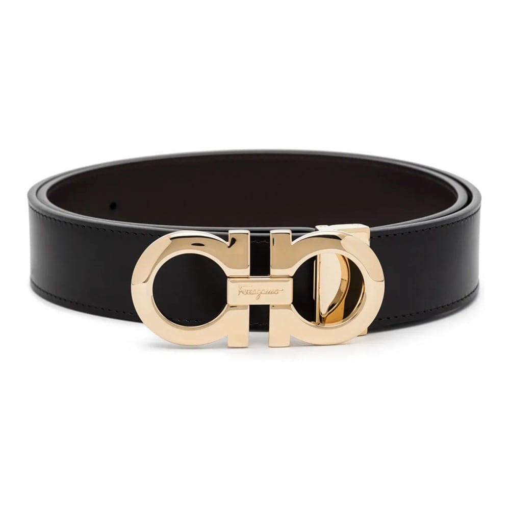 Ferragamo - Ceinture 'Gancini Reversible' pour Hommes