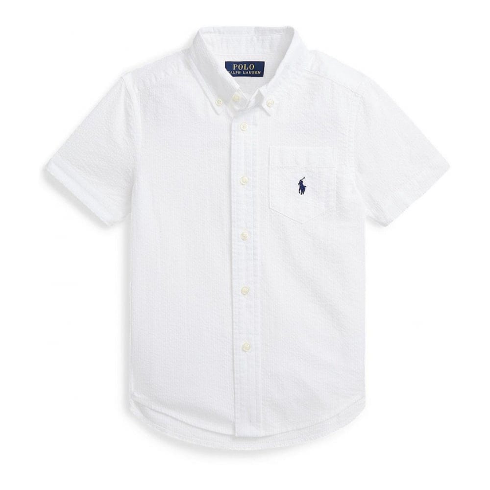 Polo ralph lauren - 'Seersucker Short-Sleeve Shirt' pour Enfant et petit garçon