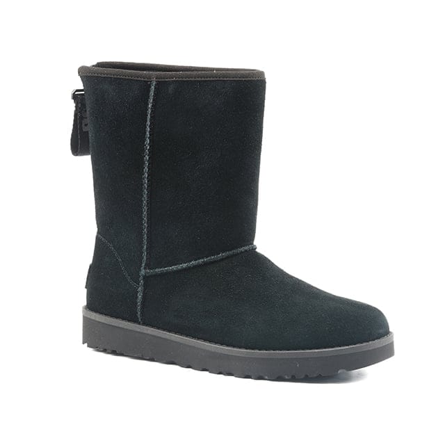 Ugg - W CLASSIC SHORT LOGO ZIP