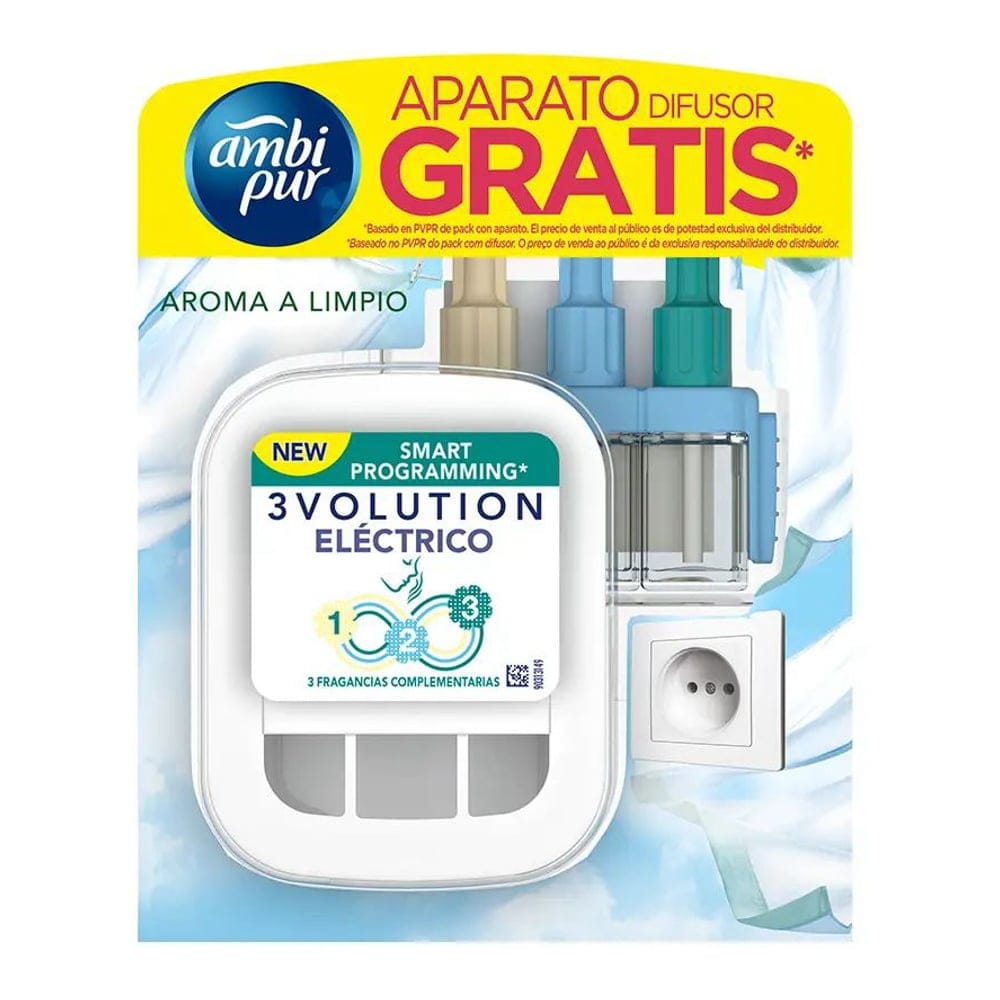 Ambi pur - Recharge de désodorisant '3Volution Electric' - Clean 20 ml