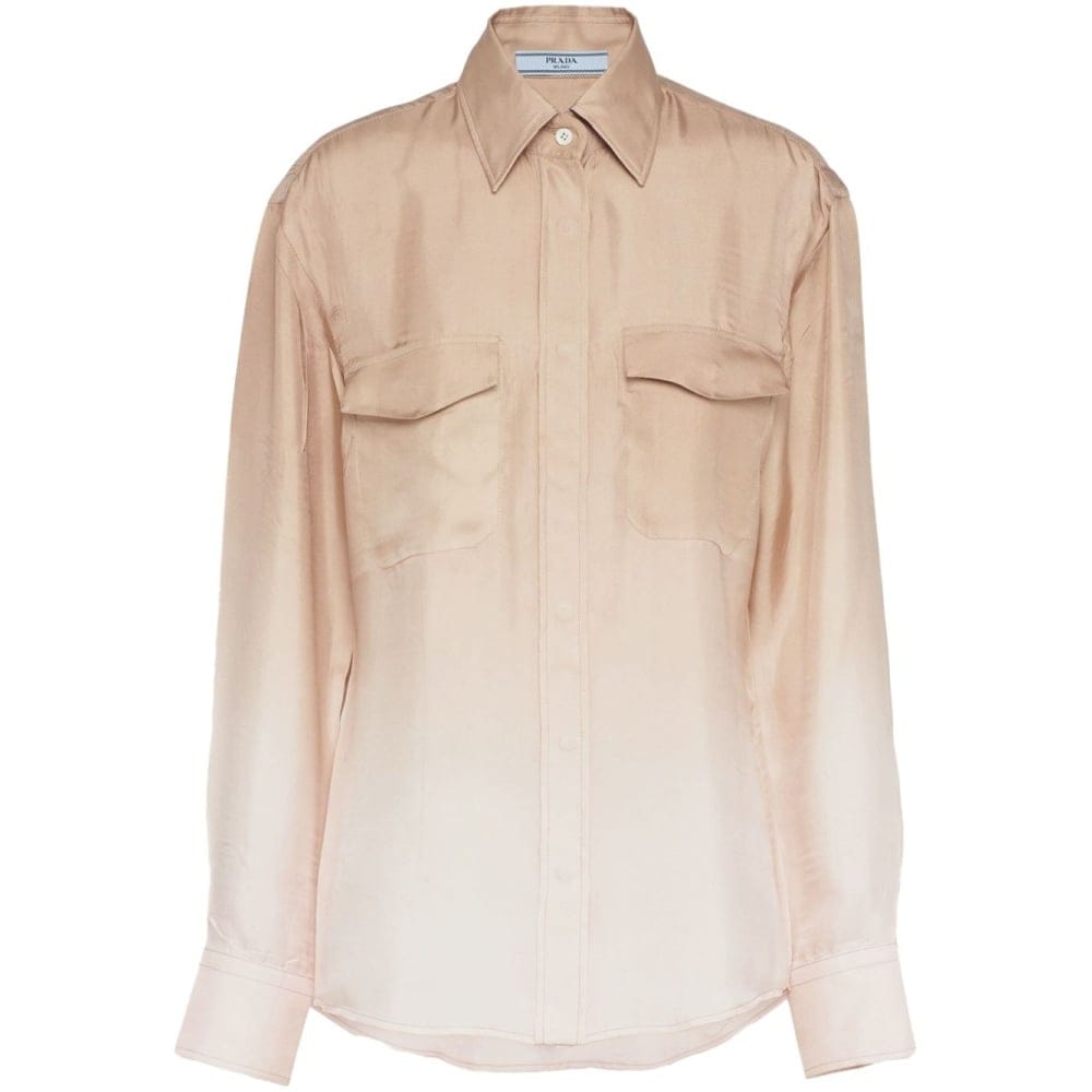 Prada - Chemise 'Gradient-Effect' pour Femmes