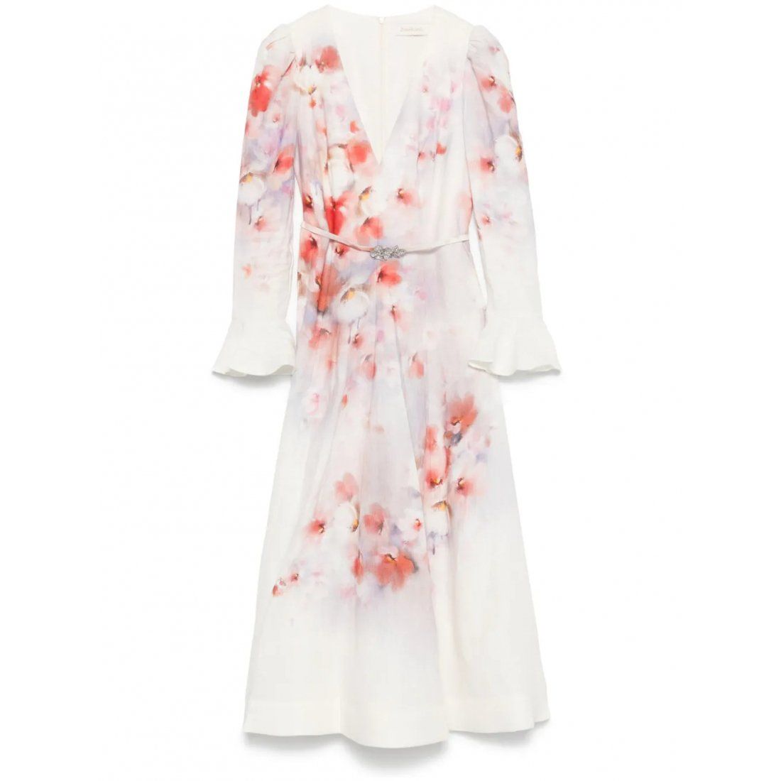 Zimmermann - Robe Midi 'Crush' pour Femmes