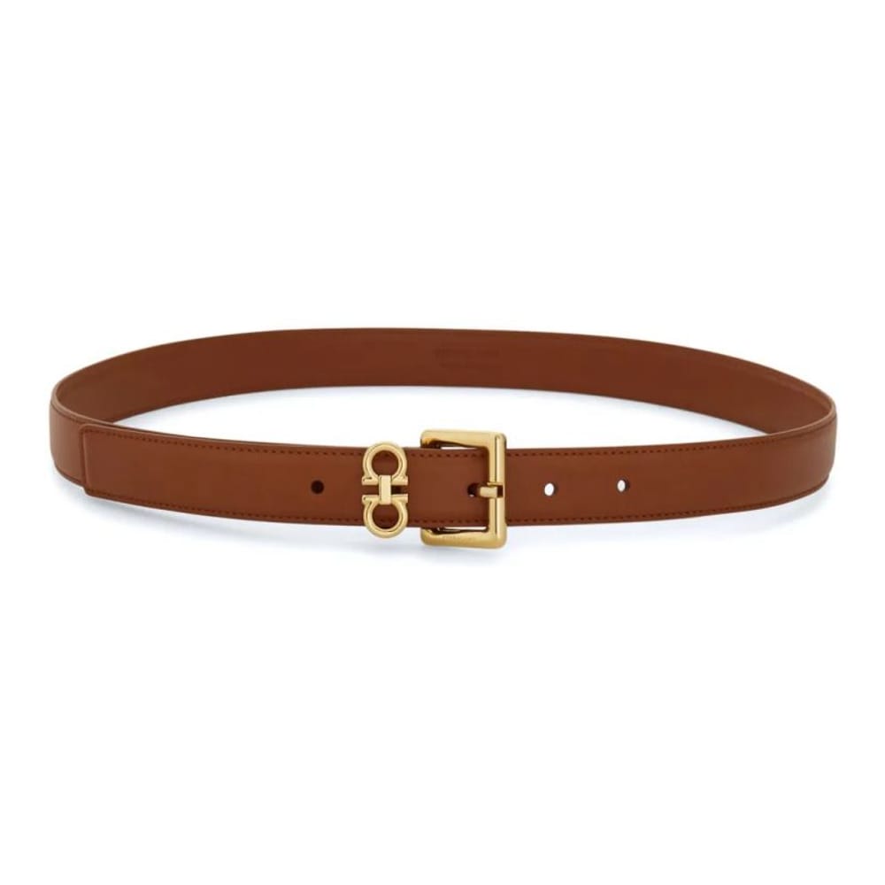 Ferragamo - Ceinture 'Gancini-Plaque' pour Femmes