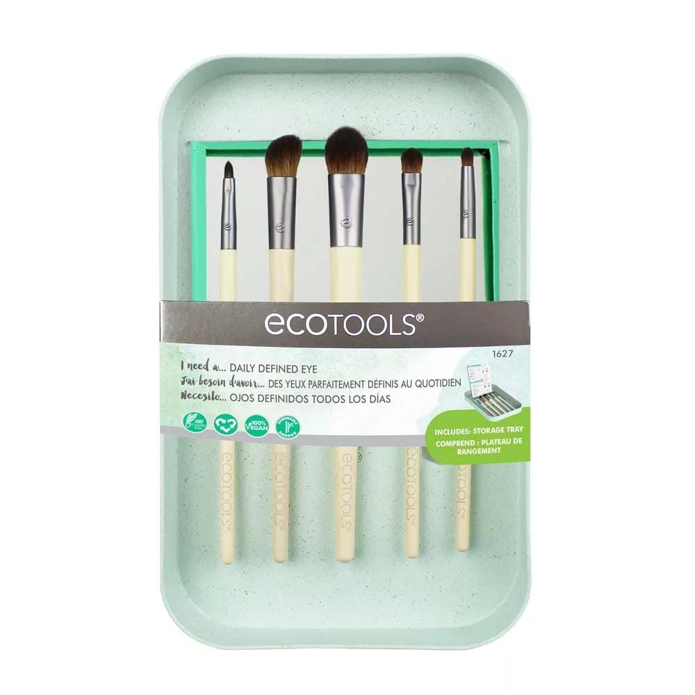 EcoTools - Set de pinceaux de maquillage 'Daily Defined Eye' - 5 Pièces