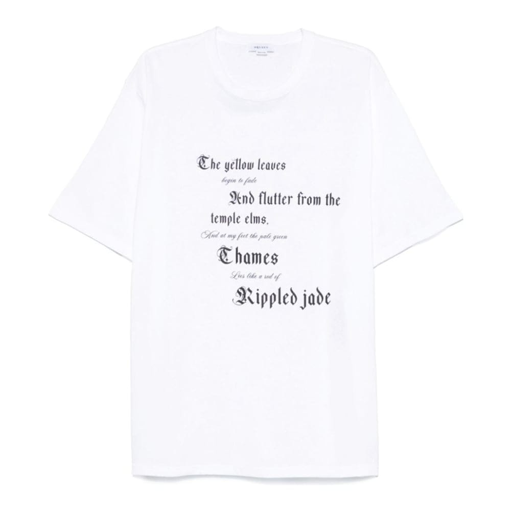 Alexander mcqueen - T-shirt 'Text-Print' pour Hommes