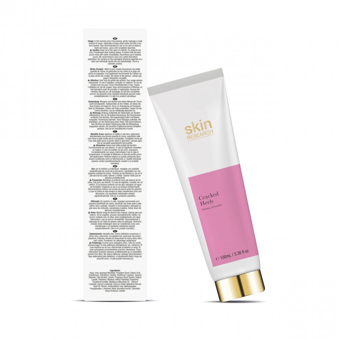 Skin research - Crème hydratante pour le corps 'Cracked Heals' - 100 ml