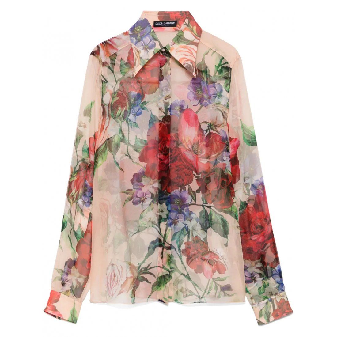 Dolce&gabbana - Chemise 'Camellia-Print' pour Femmes