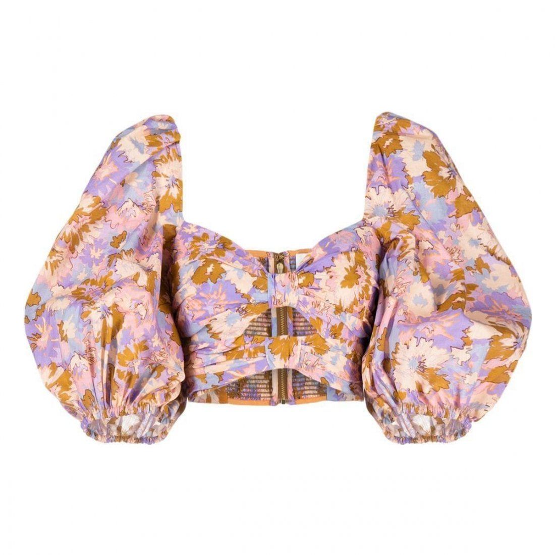 Zimmermann - Crop Top 'Violet Twist' pour Femmes