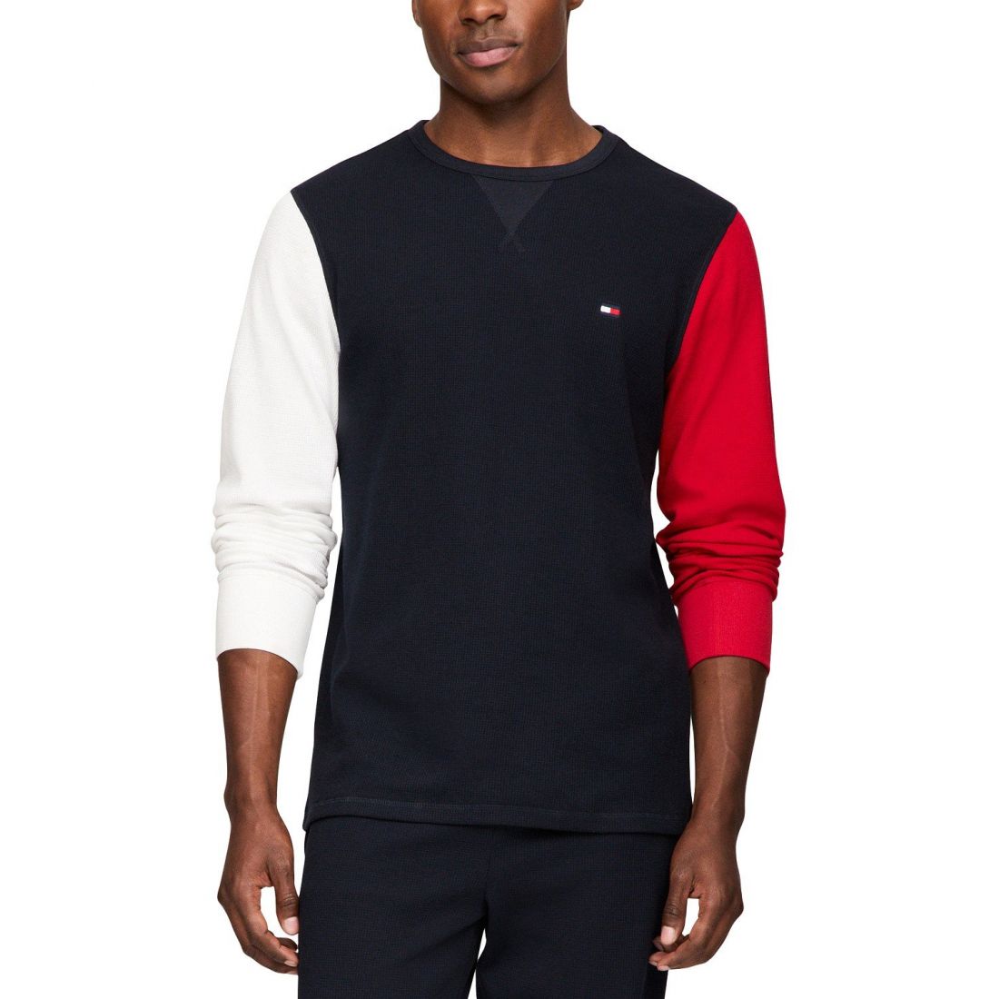 Tommy hilfiger - Top pyjama 'Thermal Logo Long-Sleeve' pour Hommes