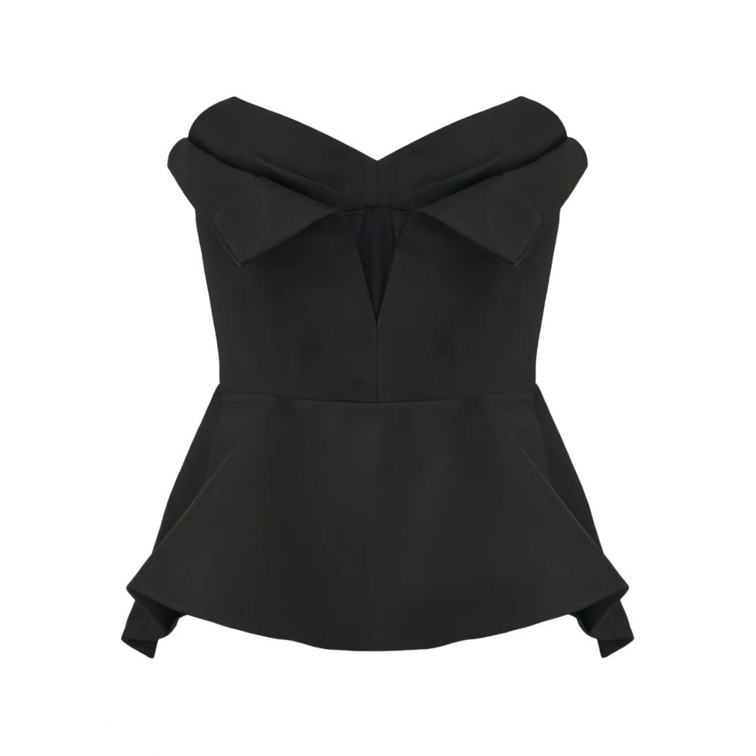 Alexander mcqueen - Haut sans manches 'Bow-Detailed Peplum' pour Femmes
