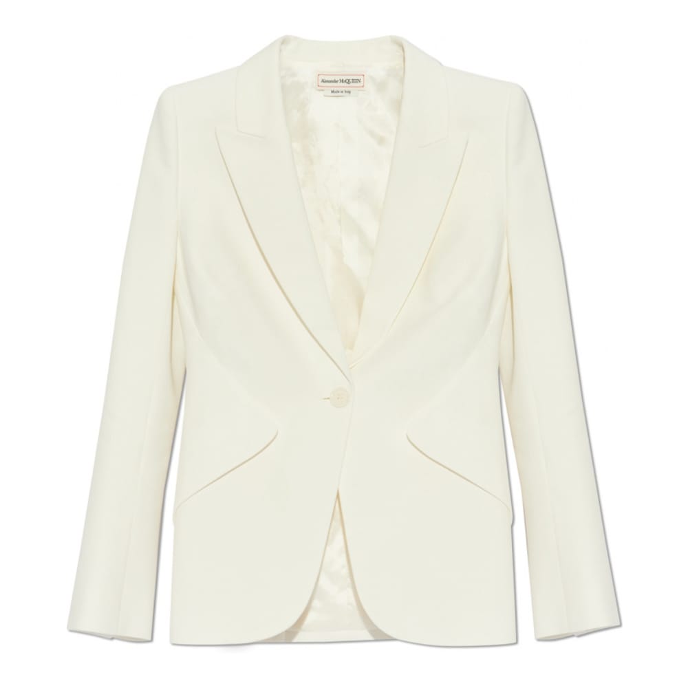 Alexander mcqueen - Blazer 'Crepe Peak-Lapels' pour Femmes