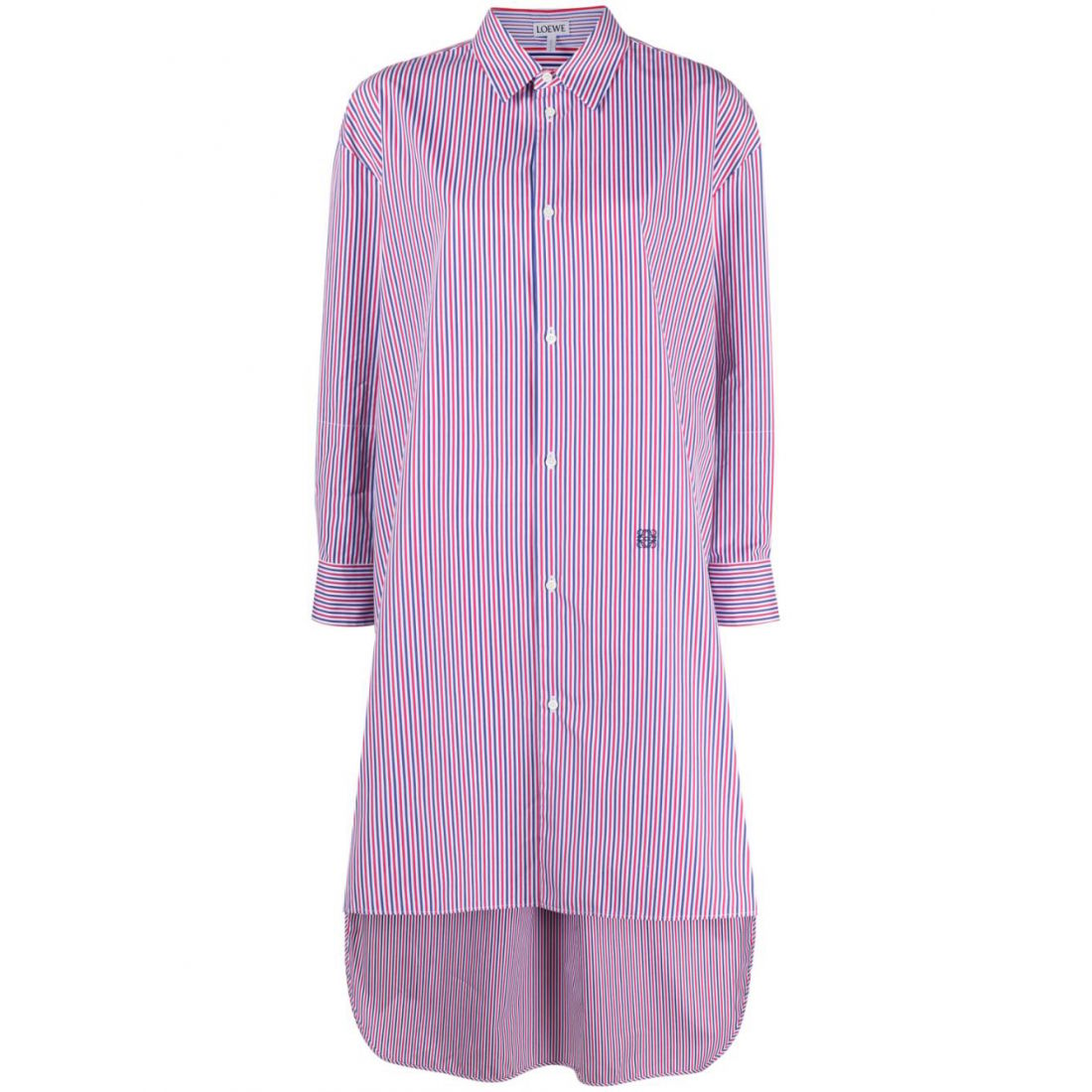 Loewe - Robe chemise 'Striped' pour Femmes