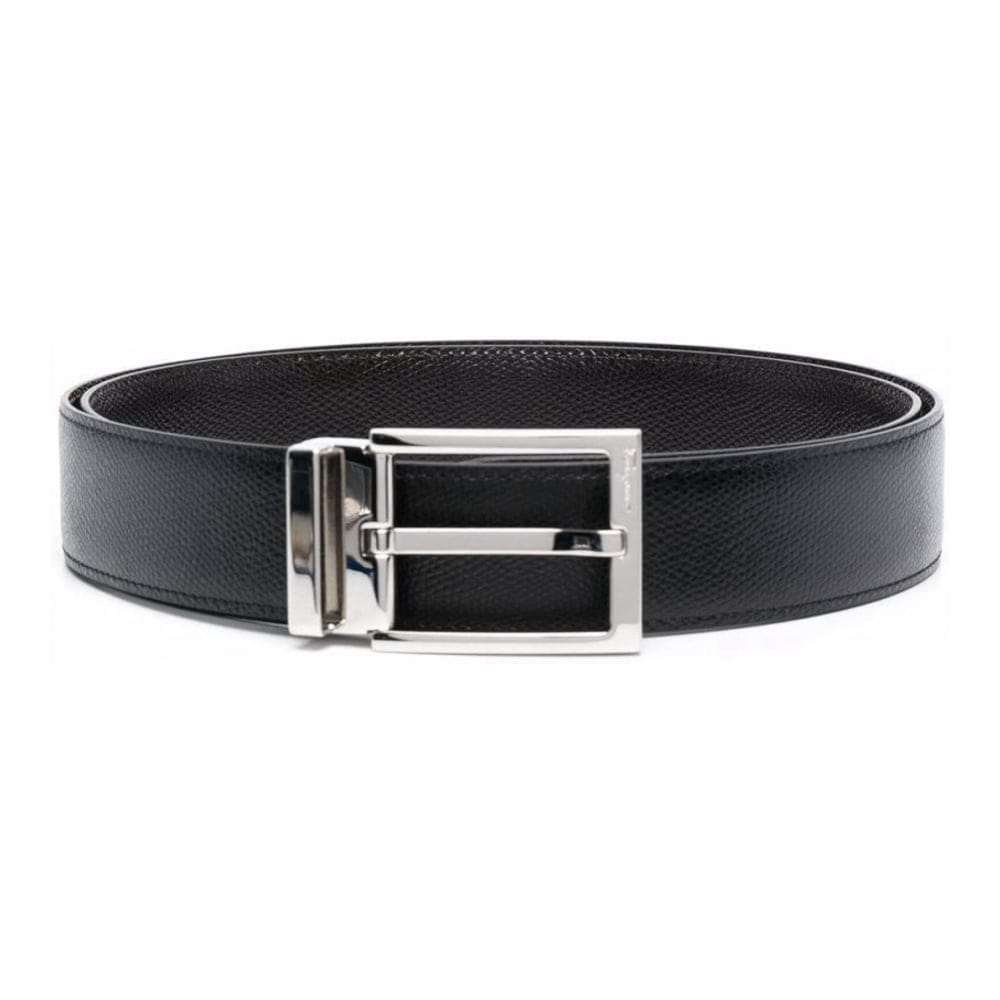 Salvatore Ferragamo - Ceinture 'Rectangle Reversible' pour Hommes