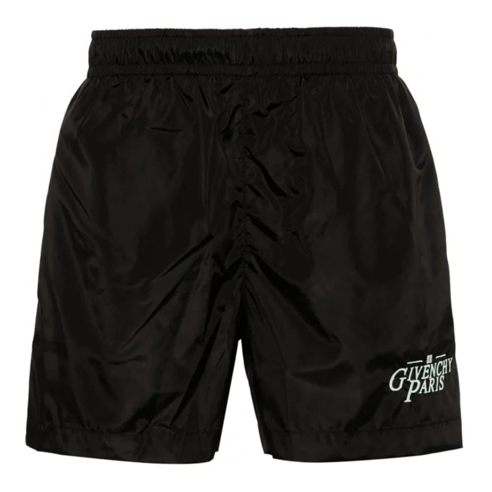 Givenchy - Short de bain 'Logo-Embroidered' pour Hommes