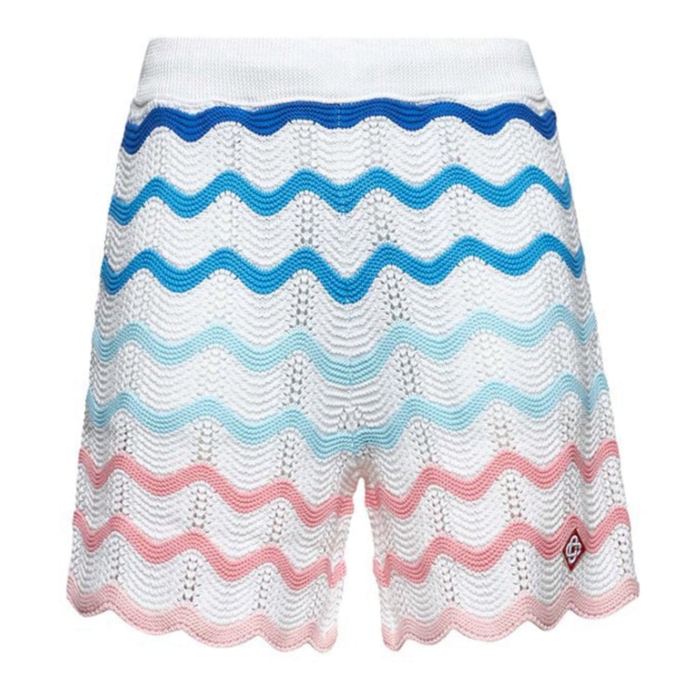 Casablanca - Short 'Casablanca Wave Knitted' pour Hommes