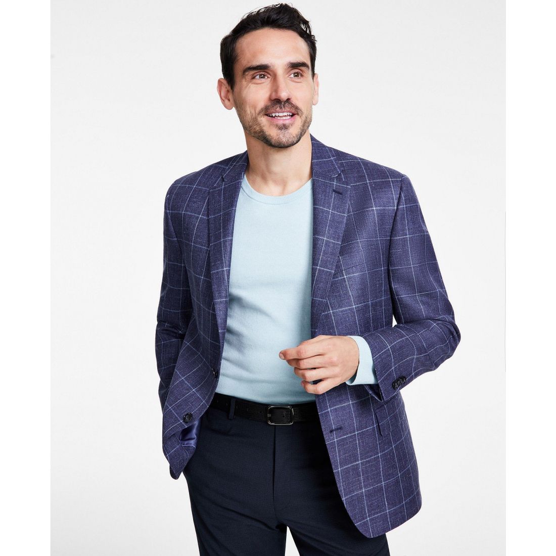 Michael kors - 'Classic-Fit Wool Blend Sport Coats' pour Hommes