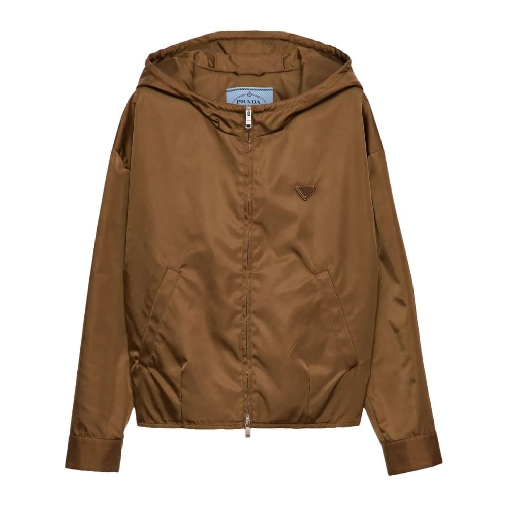 Prada - "Veste 'Logo Patch Hooded' pour Femmes"