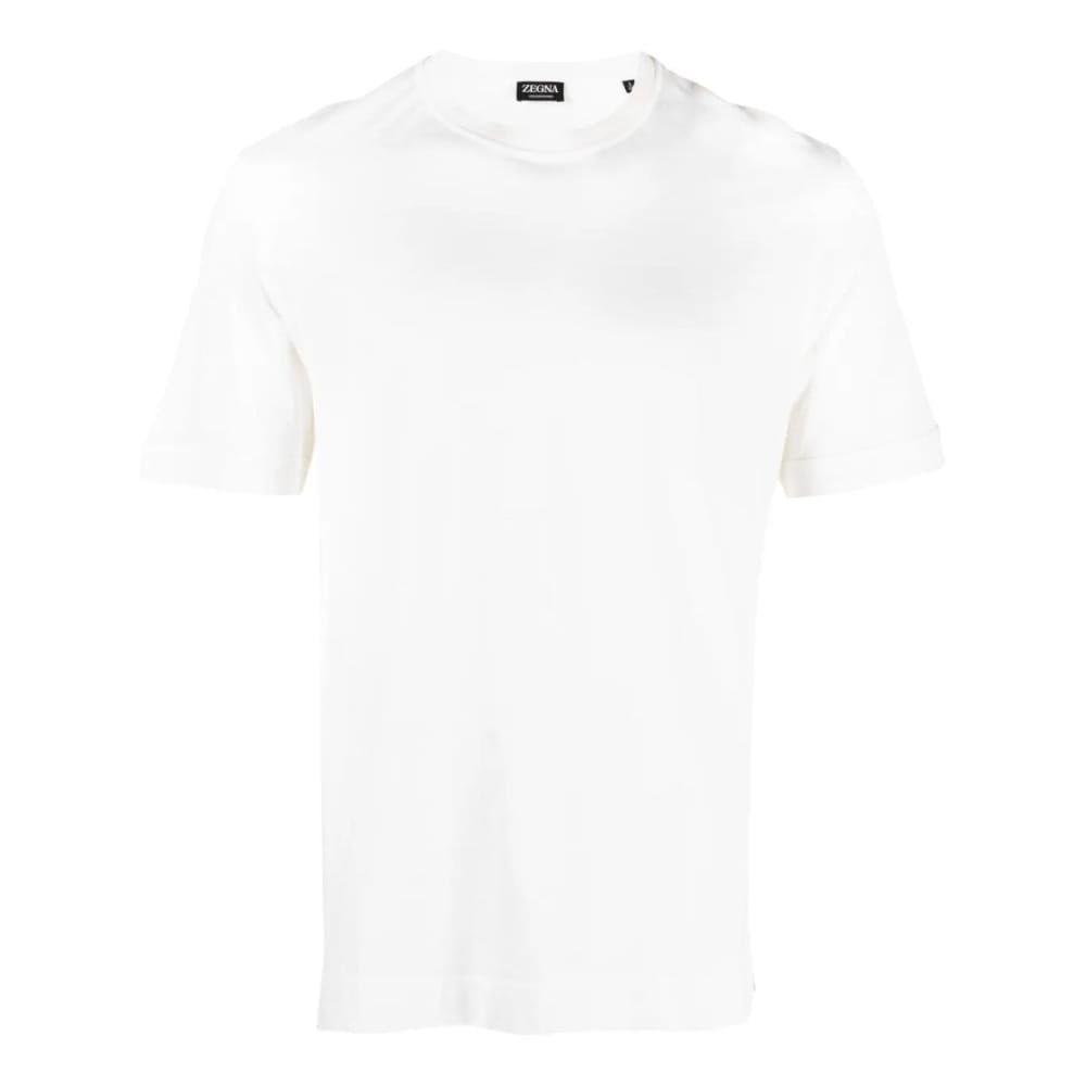 Zegna - T-shirt 'Rear Logo-Patch Detail' pour Hommes