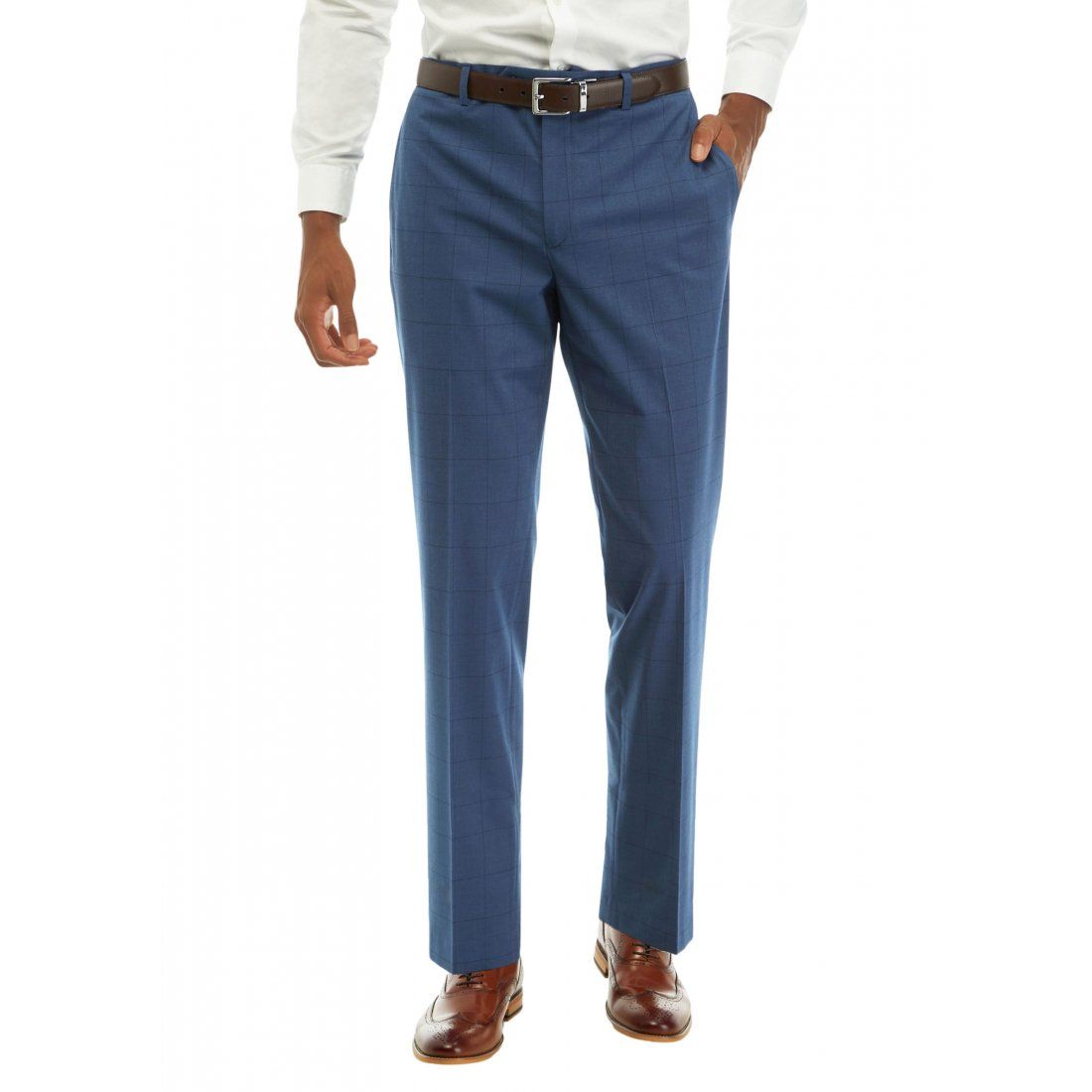 Michael michael kors - "Pantalon 'Windowpane Flat Front' pour Hommes"