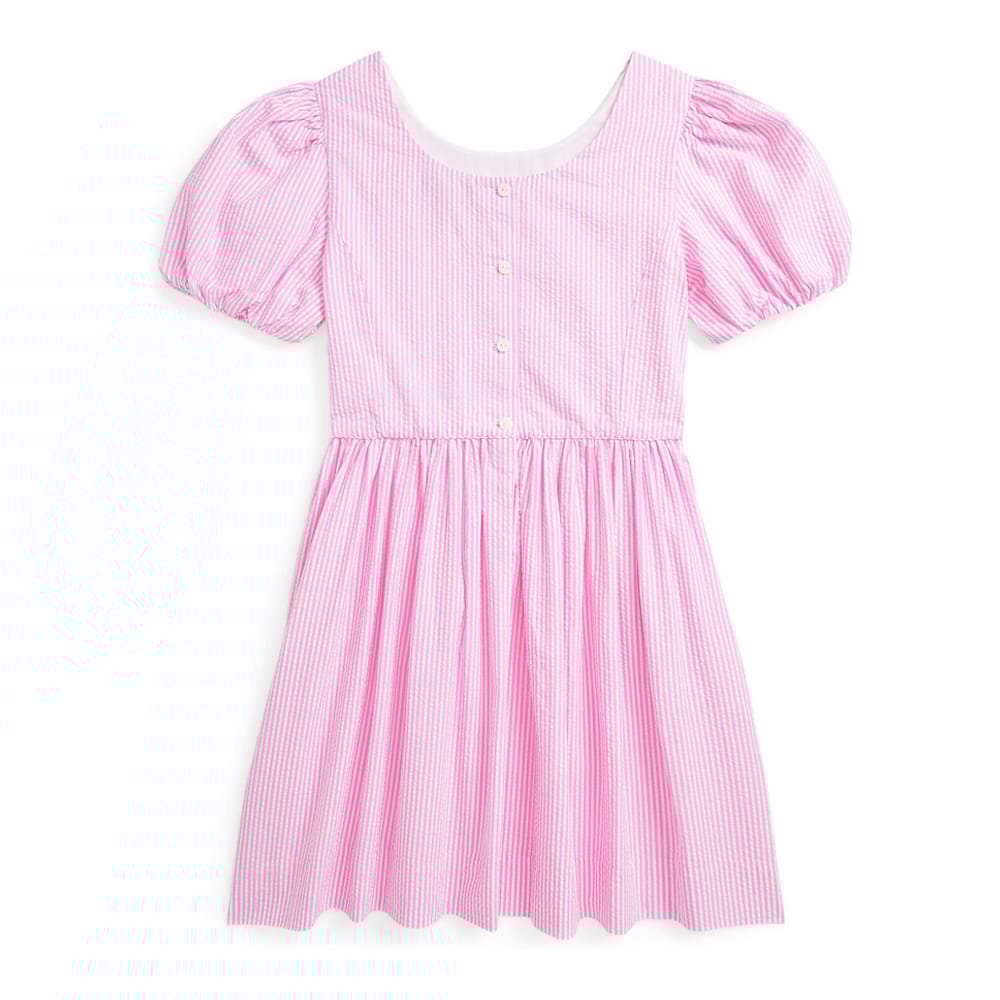 Ralph lauren kids - "Robe mini 'Striped Cotton Seersucker' pour Grandes filles"