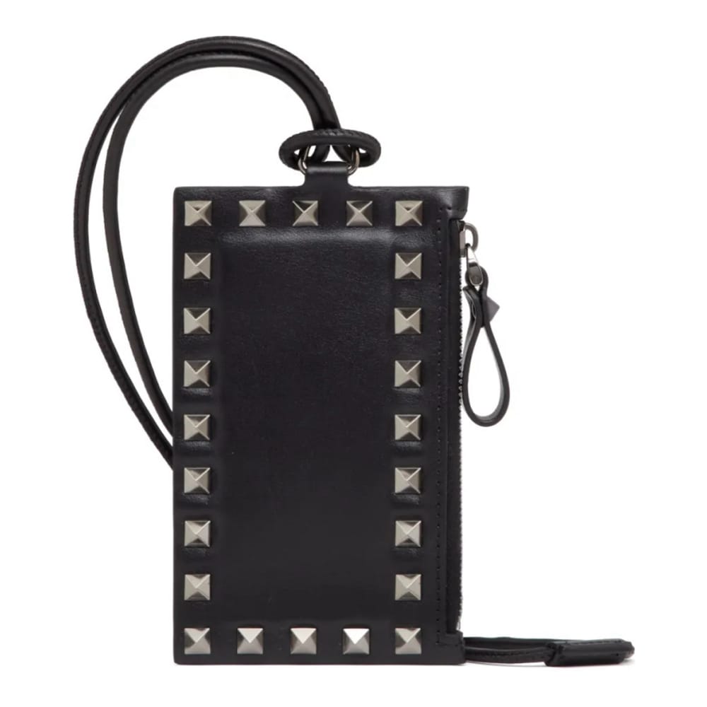 Valentino garavani - Porte-carte 'Rockstud' pour Hommes