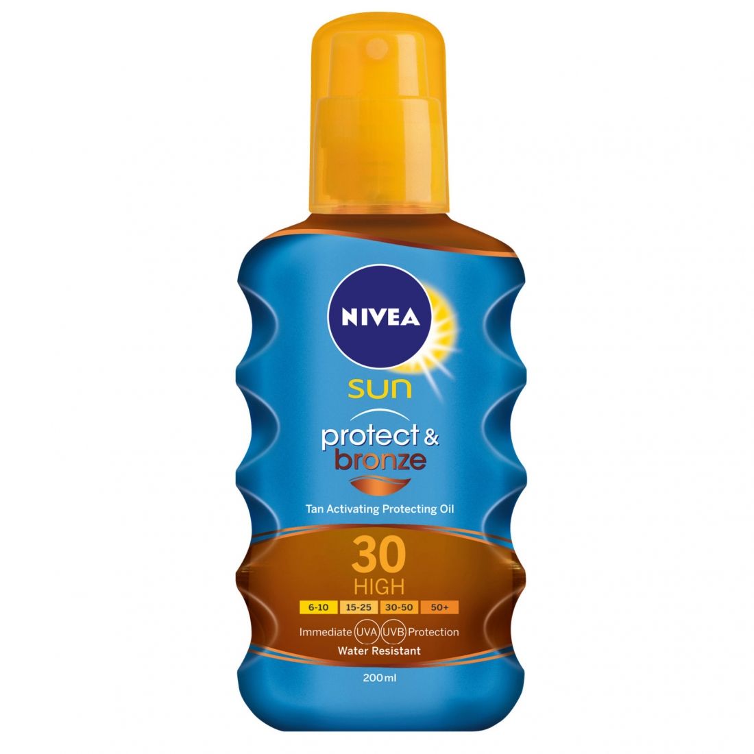 Nivea - Huile Solaire 'Sun Protect & Bronze SPF30' - 200 ml