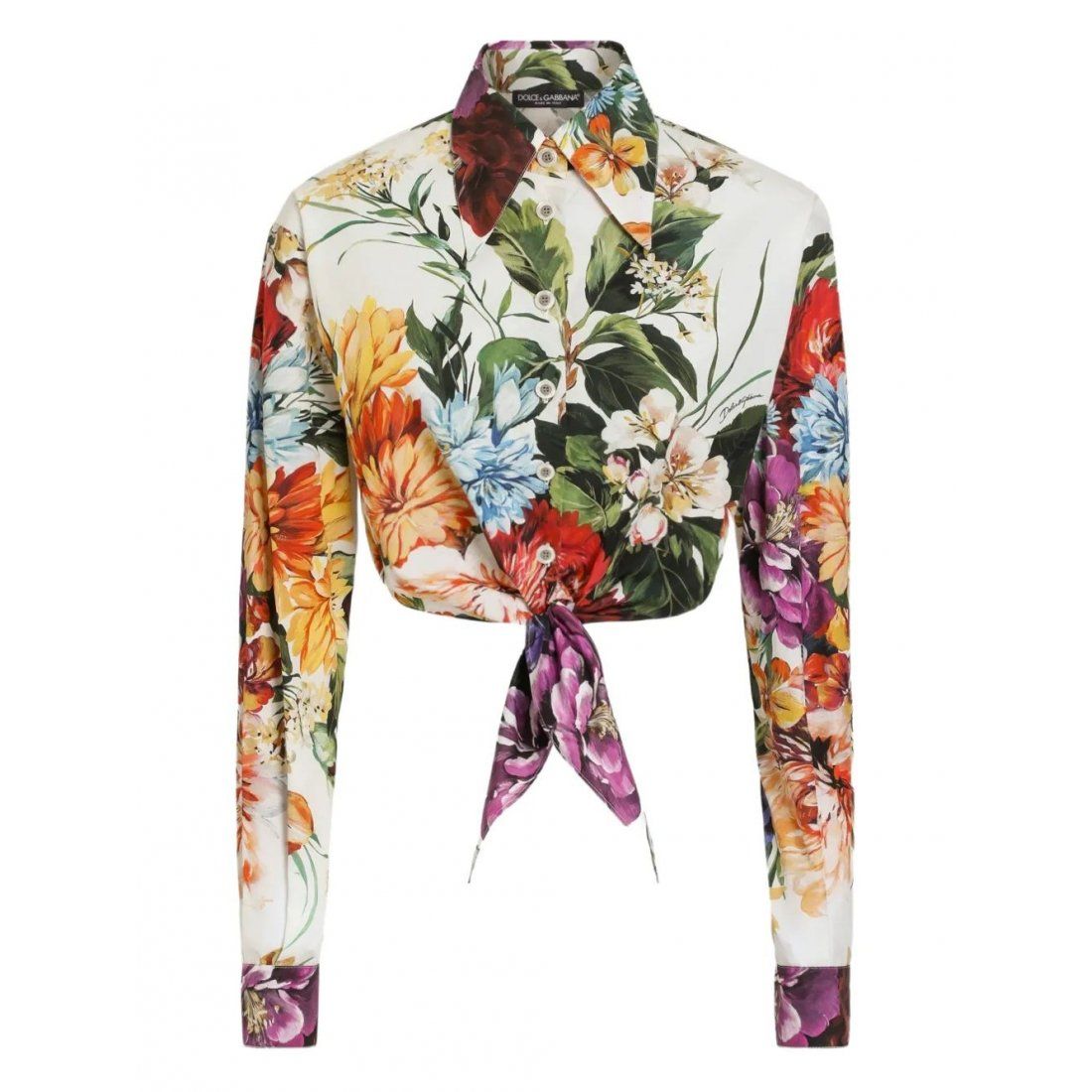 Dolce&gabbana - Blouse 'Floral-Print' pour Femmes