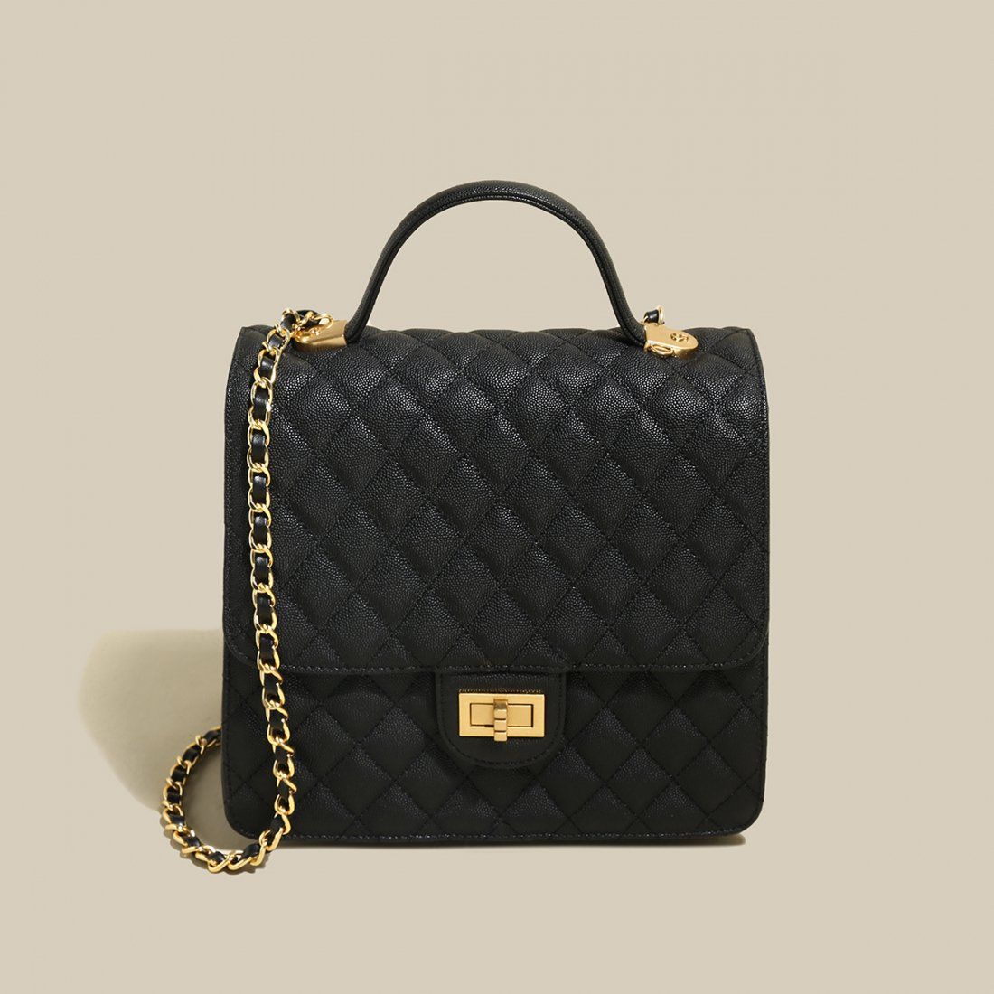 Cilela - Sac 'Elegant Chain Strap Quilted Flap' pour Femmes
