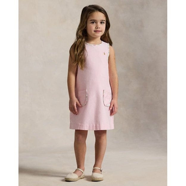 Ralph lauren - "Robe 'Floral-Trim Oxford' pour Bambins & petites filles"