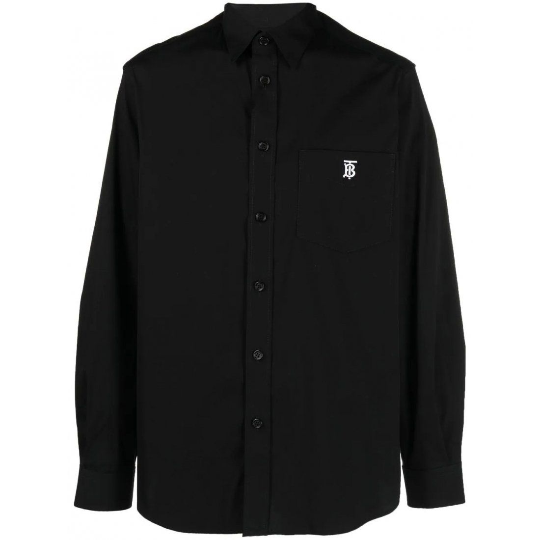 Burberry - Chemise 'Logo-Embroidered' pour Hommes